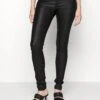 NmallieCoated Tall - Broek - Black