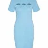 Noisy May Kurzes Cut-Out - Etui-Jurk - Azure Blue -Noisy May 4b0a34a5a7894a72b76208abab58202e
