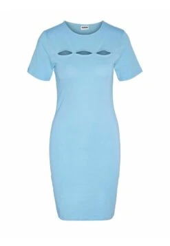 Noisy May Kurzes Cut-Out - Etui-Jurk - Azure Blue