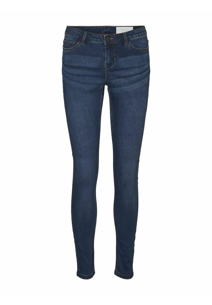 Noisy May Nmallie Low Waist - Jeans Skinny Fit - Medium Blue Denim 3 Noisy May Nmallie Low Waist - Jeans Skinny Fit - Medium Blue Denim