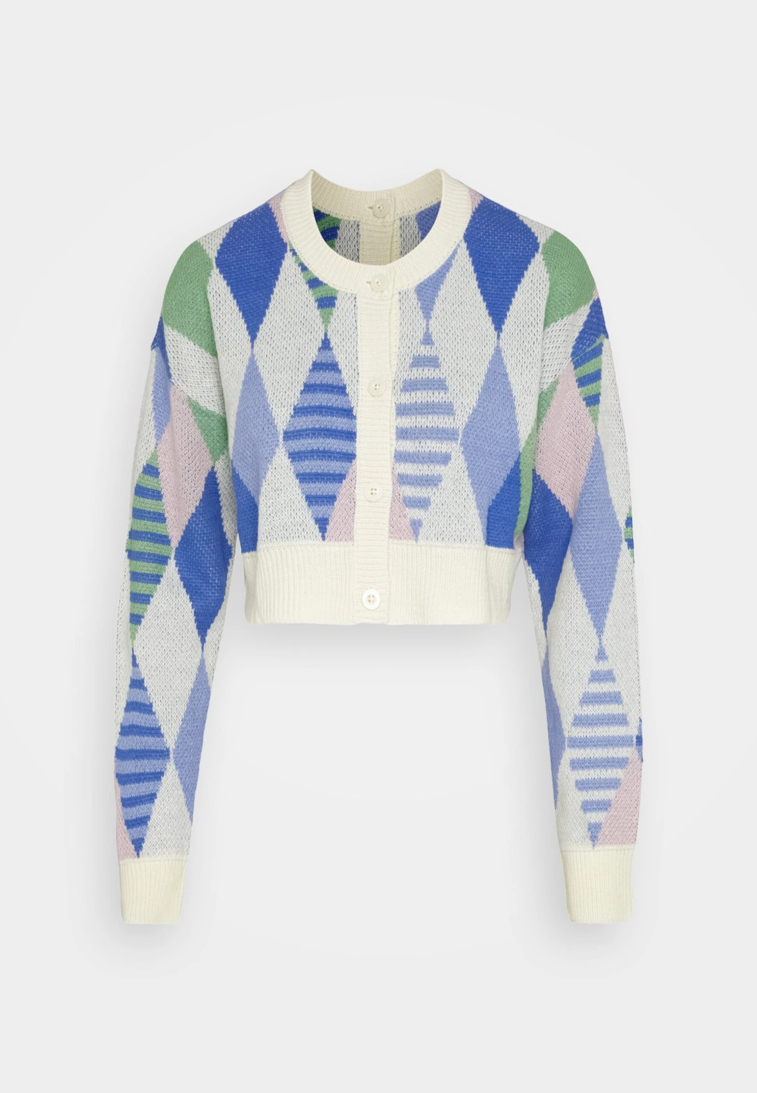 Noisy May Nmella Cropped Cardigan - Vest - Eggnog 7 Noisy May Nmella Cropped Cardigan - Vest - Eggnog - Afbeelding 5