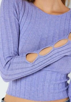 Noisy May Langärmeliges Cut-Out - Trui - Jacaranda -Noisy May 4d710f2a53584febbb50f89d8a1ee421