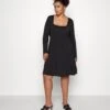 Nmkarina O Neck Skater Dress - Jerseyjurk - Black -Noisy May 4de195371d264e3c8c32d2f697a4611f