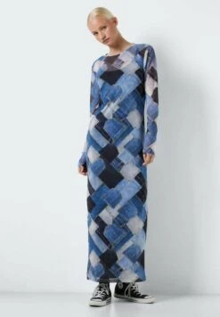 Noisy May Langes - Maxi-Jurk - Medium Blue Denim