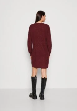 Noisy May Nmmaysa O Neck Dress - Gebreide Jurk - Burgundy -Noisy May 4eed09837890491bbe3318a95b05777f