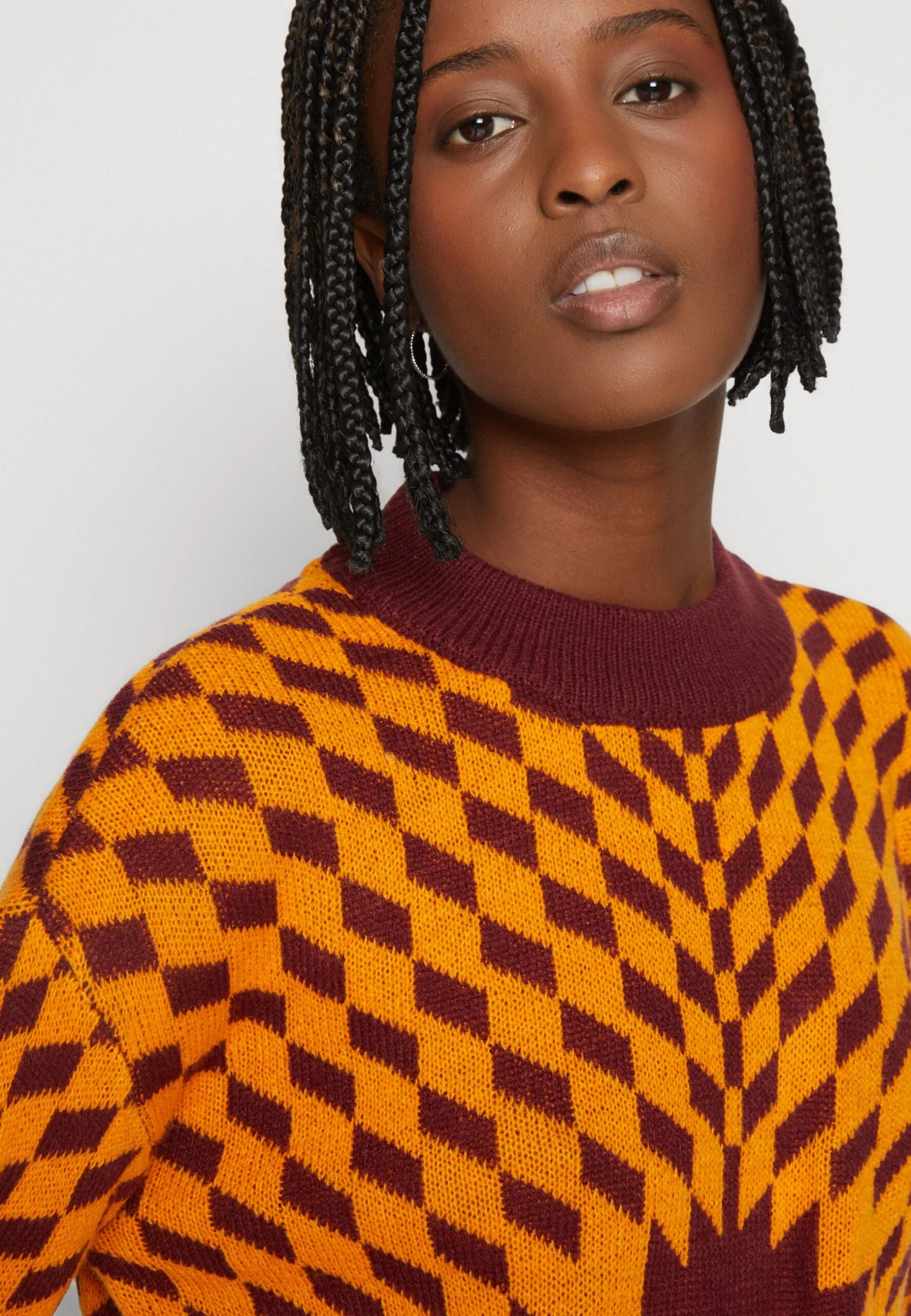 Noisy May Nmcosmos Ls O-Neck Crop - Trui - Windsor Wine 8 Noisy May Nmcosmos Ls O-Neck Crop - Trui - Windsor Wine - Afbeelding 6