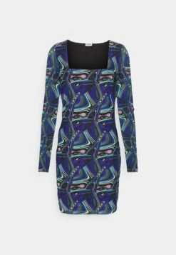 Noisy May Nmlesley Square Short Dress - Jurk - Deep Blue -Noisy May 5072298657b040e2917b3f55d09b02a9