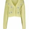 Noisy May Bestickter - Vest - Pale Lime Yellow -Noisy May 5092c2cb41b541eb932a7169fe4cbe43