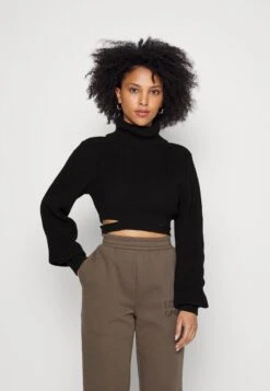 Noisy May Petite Nmberghan Roll Neck Knit - Trui - Black