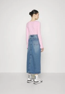 Noisy May Nmelisa Slit - A-Lijn Rok - Medium Blue Denim -Noisy May 5177dc0899d9453da8552eb8058a596d