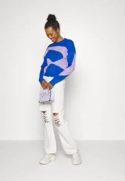 Noisy May Nmswirl O Neck- Trui - Princess Blue -Noisy May 52edd0c256a047eda2233e7963cb5ed9