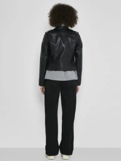 Noisy May Nmrollo Jacket - Imitatieleren Jas - Black 12 Noisy May Nmrollo Jacket - Imitatieleren Jas - Black -Noisy May 53097149552e4b1d9c51a64d57c2b69b