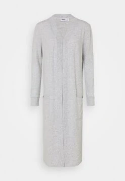Nmcity Long Cardigan - Vest - Light Grey Melange