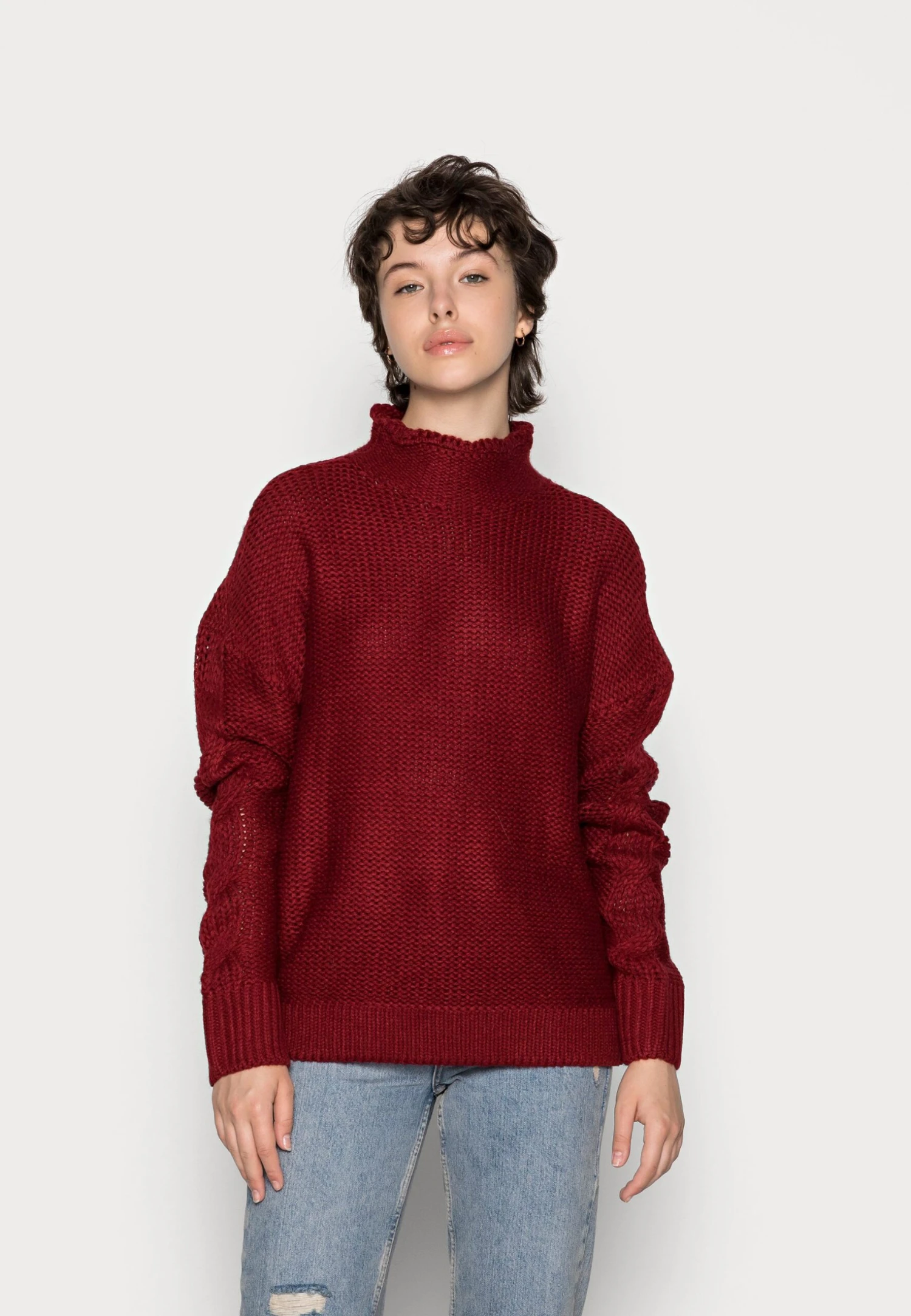 Noisy May Jen Cable - Trui - Rhubarb 3 Noisy May Jen Cable - Trui - Rhubarb