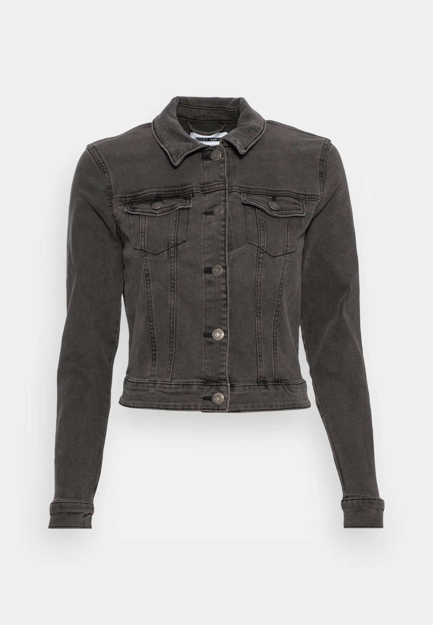 Noisy May Nmdebra Jacket - Spijkerjas - Dark Grey Denim 6 Noisy May Nmdebra Jacket - Spijkerjas - Dark Grey Denim - Afbeelding 4