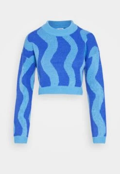 Noisy May Nmcosmic O Neck - Trui - Azure Blue -Noisy May 5a41aa705591441ab551eeafb0edc62e