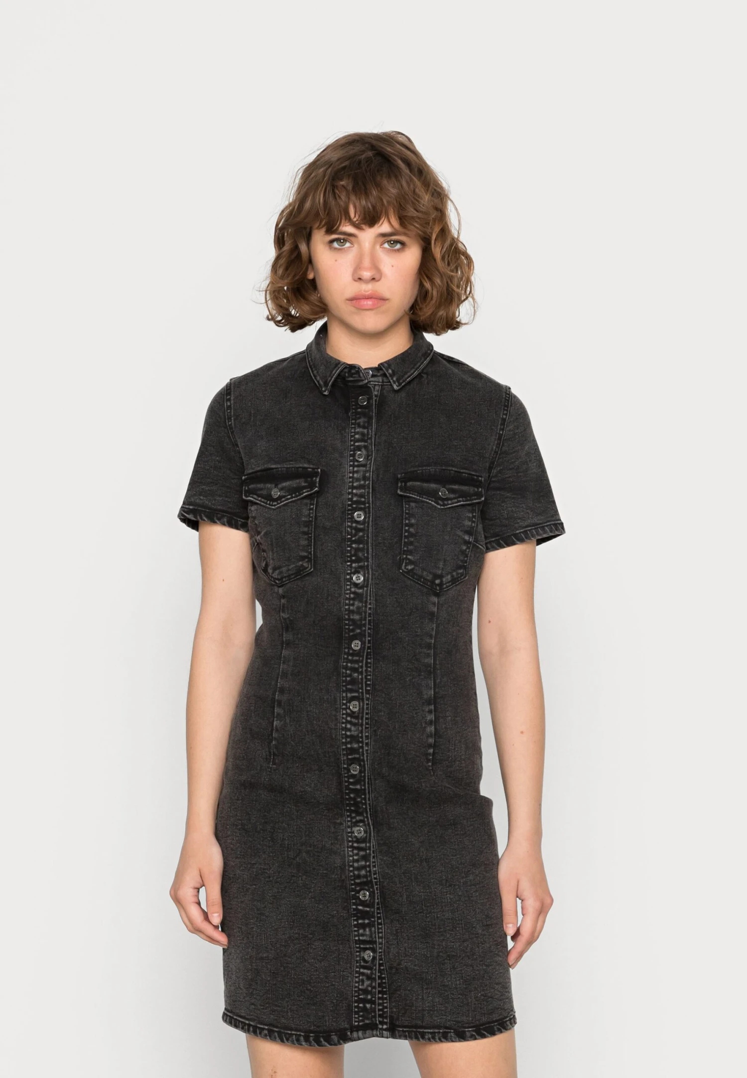 Noisy May Nmjoys Dress - Spijkerjurk - Black Denim 3 Noisy May Nmjoys Dress - Spijkerjurk - Black Denim