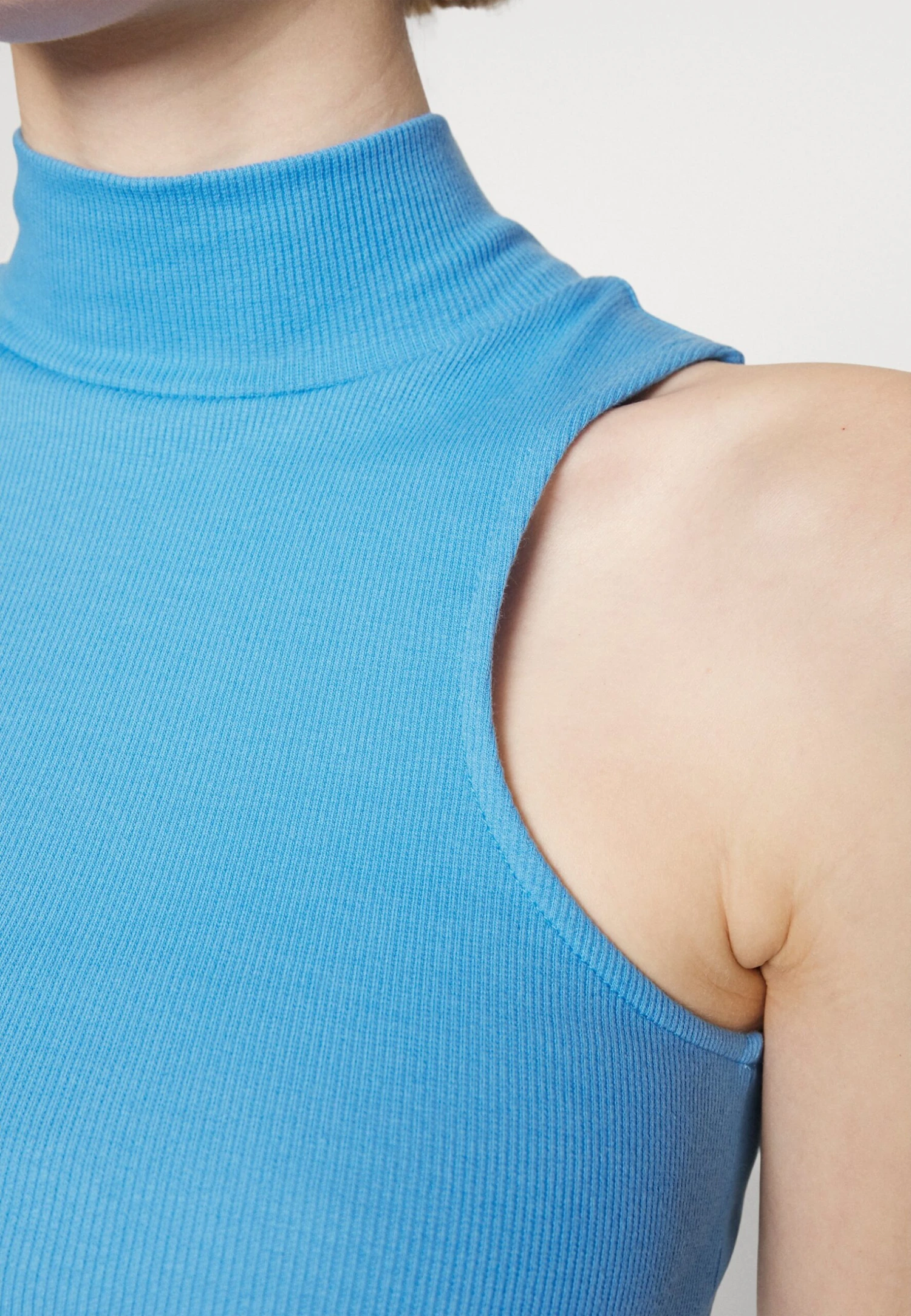 Noisy May Nmmanala Highneck Skater Dress - Jerseyjurk - Azure Blue 9 Noisy May Nmmanala Highneck Skater Dress - Jerseyjurk - Azure Blue - Afbeelding 7