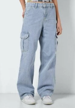 Noisy May Nmalexa Normal Waist - Relaxed Fit Jeans - Light Blue Denim