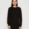 Noisy May Nmmaysa O Neck Dress - Gebreide Jurk - Black -Noisy May 5ebe80e65ffd4f95b90fd86532f41ed9