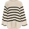 Noisy May Gestreifter - Trui - Oatmeal -Noisy May 5ecb915e7ca84de38f94d4661efa765f