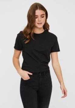 Noisy May Nmbrandy - T-Shirt Basic - Black