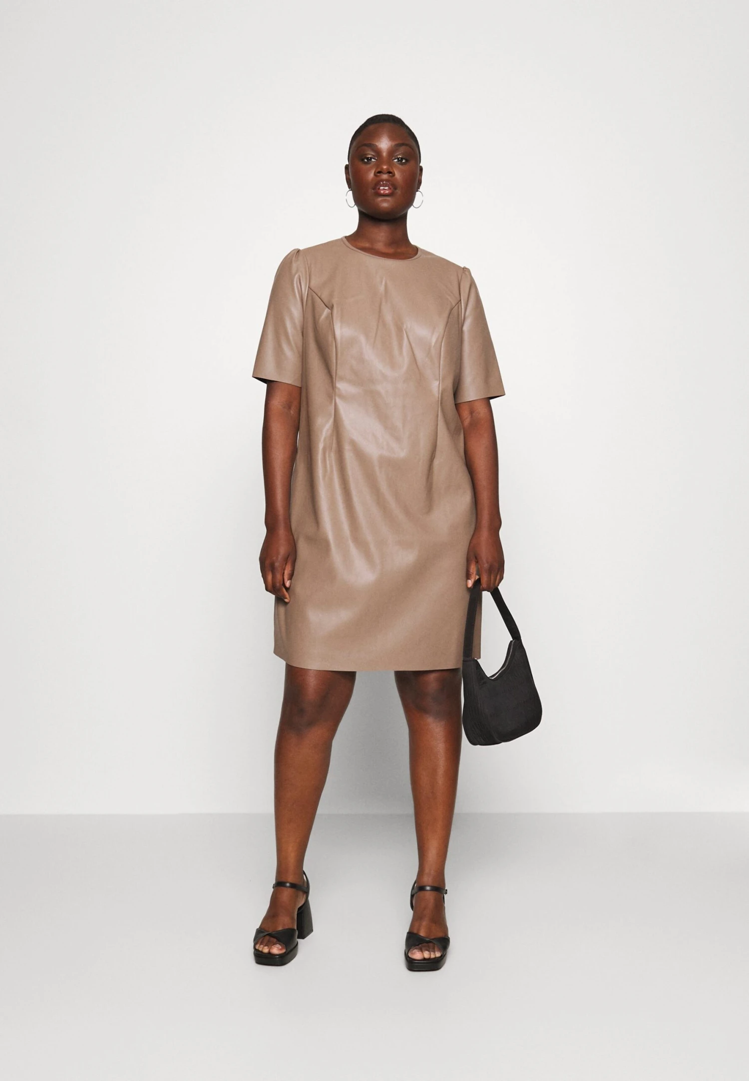 Nmhill Short Dress Curve - Jurk - Leafless Tree 4 Nmhill Short Dress Curve - Jurk - Leafless Tree - Afbeelding 2