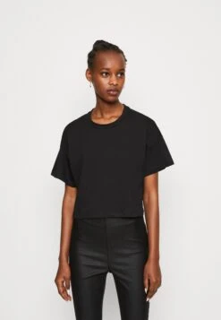 Noisy May Nmalena Semi Crop - T-Shirt Basic - Black