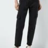 Noisy May Moni Cropped Fit - Slim Fit Jeans - Black -Noisy May 655871e204d844dea7ca55b34e868b4a