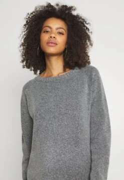 Noisy May Gebreide Jurk - Mottled Grey -Noisy May 6646de3d8e254837baebdda458e222b0