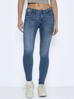 Noisy May Nmeve - Jeans Skinny Fit - Light Blue Denim