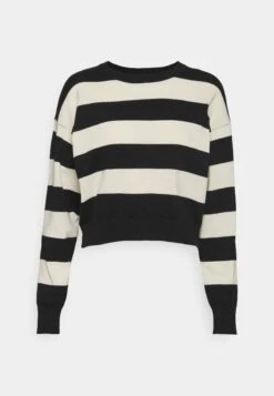 Noisy May Crop Knit Noos - Trui - Black -Noisy May 696372bb69e64b0788626f2c4e58d10d