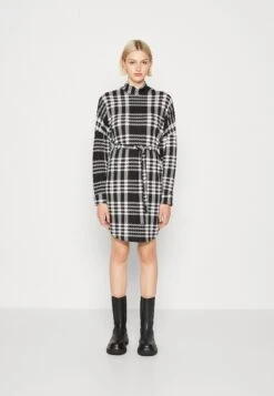 Noisy May Nmcity Ava Short Dress - Jerseyjurk - Black/White