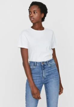 Noisy May Nmbrandy - T-Shirt Basic - Bright White