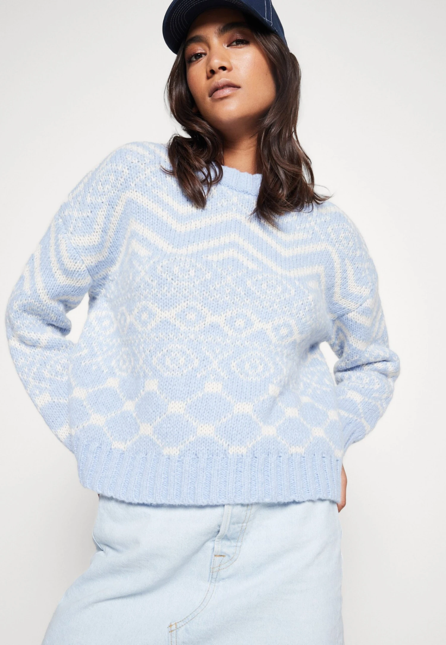 Noisy May Nmnatty O-Neck - Trui - Cerulean 6 Noisy May Nmnatty O-Neck - Trui - Cerulean - Afbeelding 4