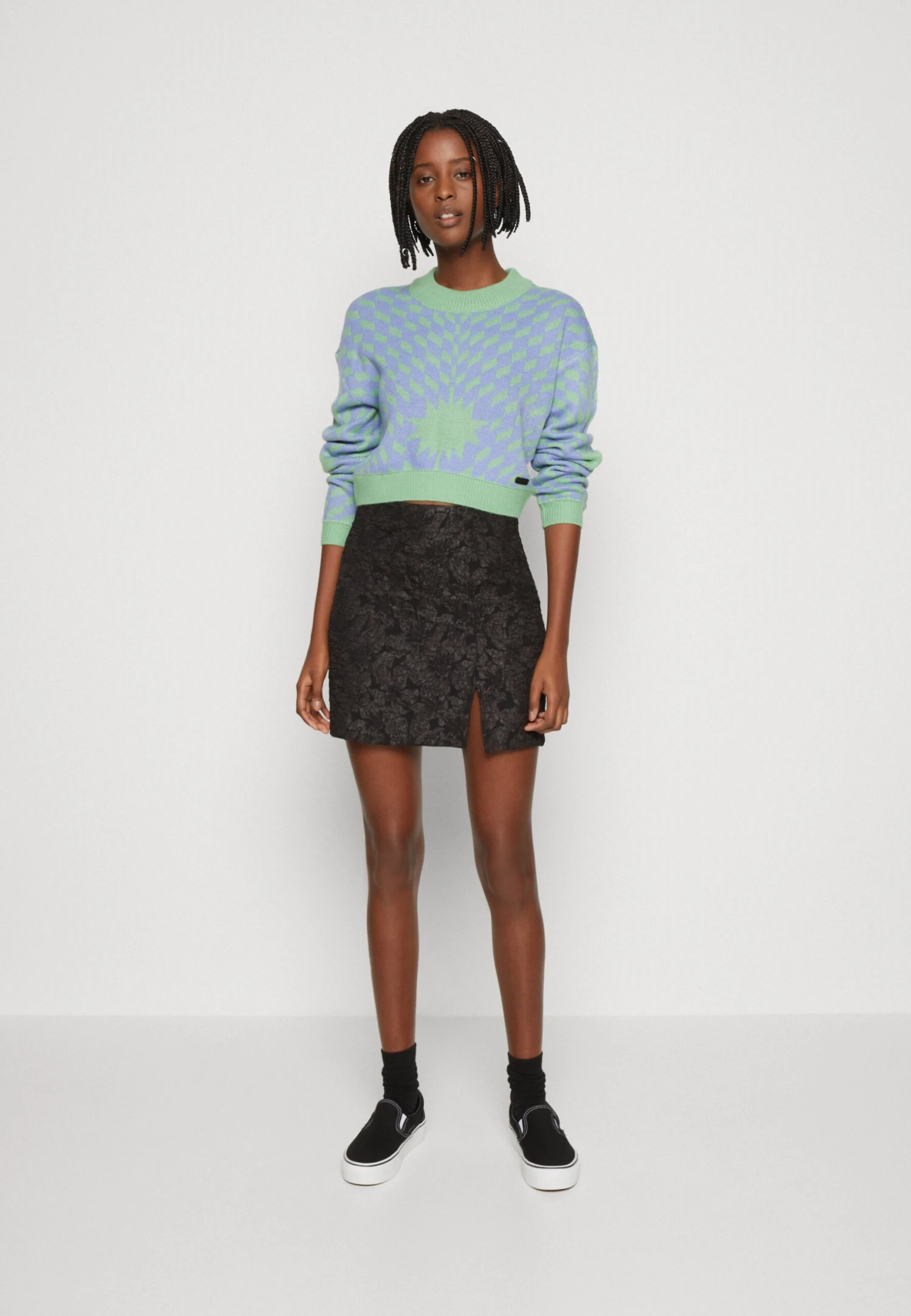 Noisy May Nmcosmos Ls O-Neck Crop - Trui - Absinthe Green 4 Noisy May Nmcosmos Ls O-Neck Crop - Trui - Absinthe Green - Afbeelding 2