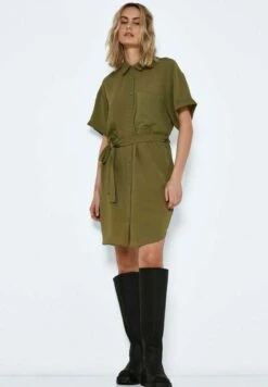 Noisy May Nmclara Shirt Dress- Blousejurk - Burnt Olive