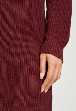 Noisy May Nmmaysa O Neck Dress - Gebreide Jurk - Burgundy -Noisy May 6dd4ac2fc3a34c769a7c750b8096cc38