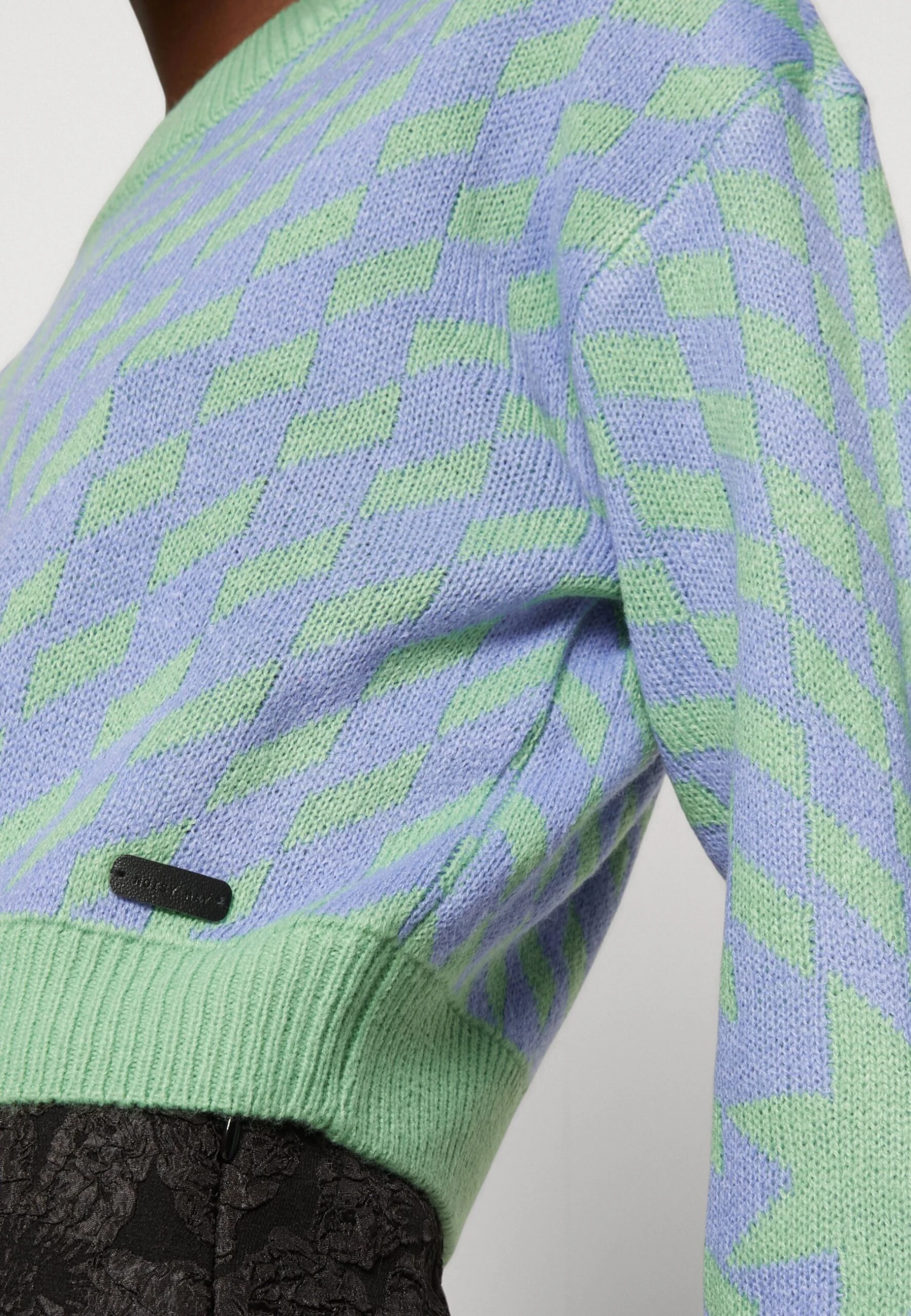 Noisy May Nmcosmos Ls O-Neck Crop - Trui - Absinthe Green 8 Noisy May Nmcosmos Ls O-Neck Crop - Trui - Absinthe Green - Afbeelding 6