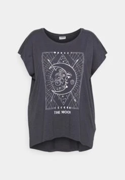 Nmmathilde Printed Long - T-Shirt Print - Obsidian -Noisy May 6f845f2f381a4207b44ca80b49377810