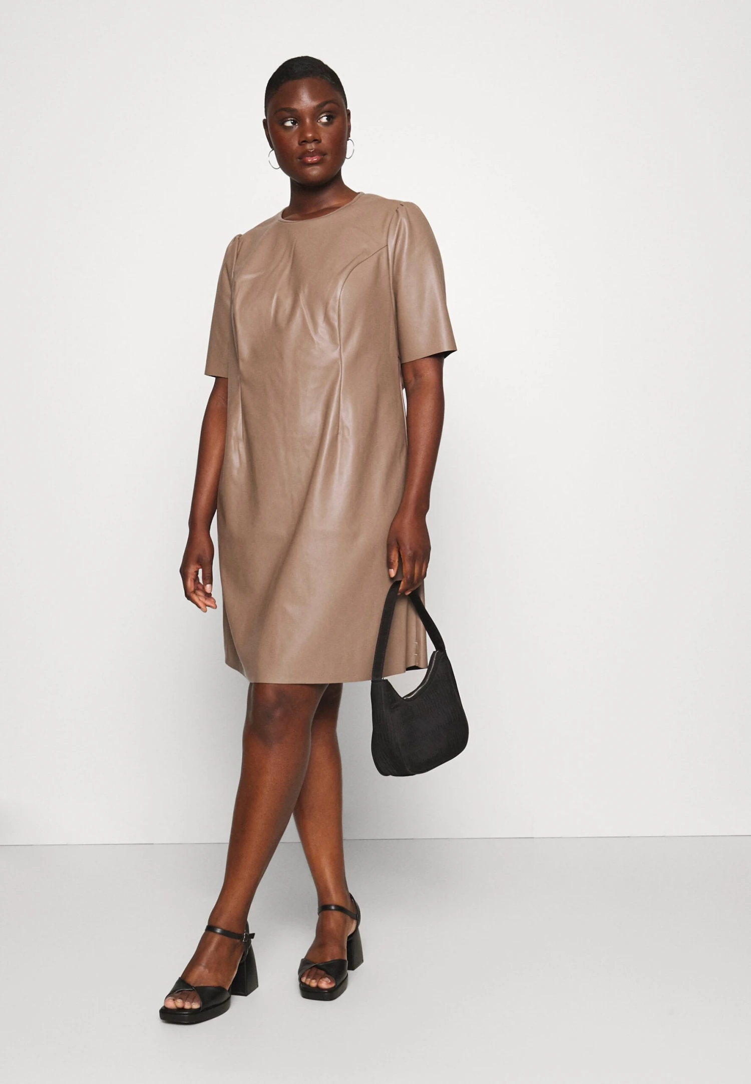 Nmhill Short Dress Curve - Jurk - Leafless Tree 7 Nmhill Short Dress Curve - Jurk - Leafless Tree - Afbeelding 5