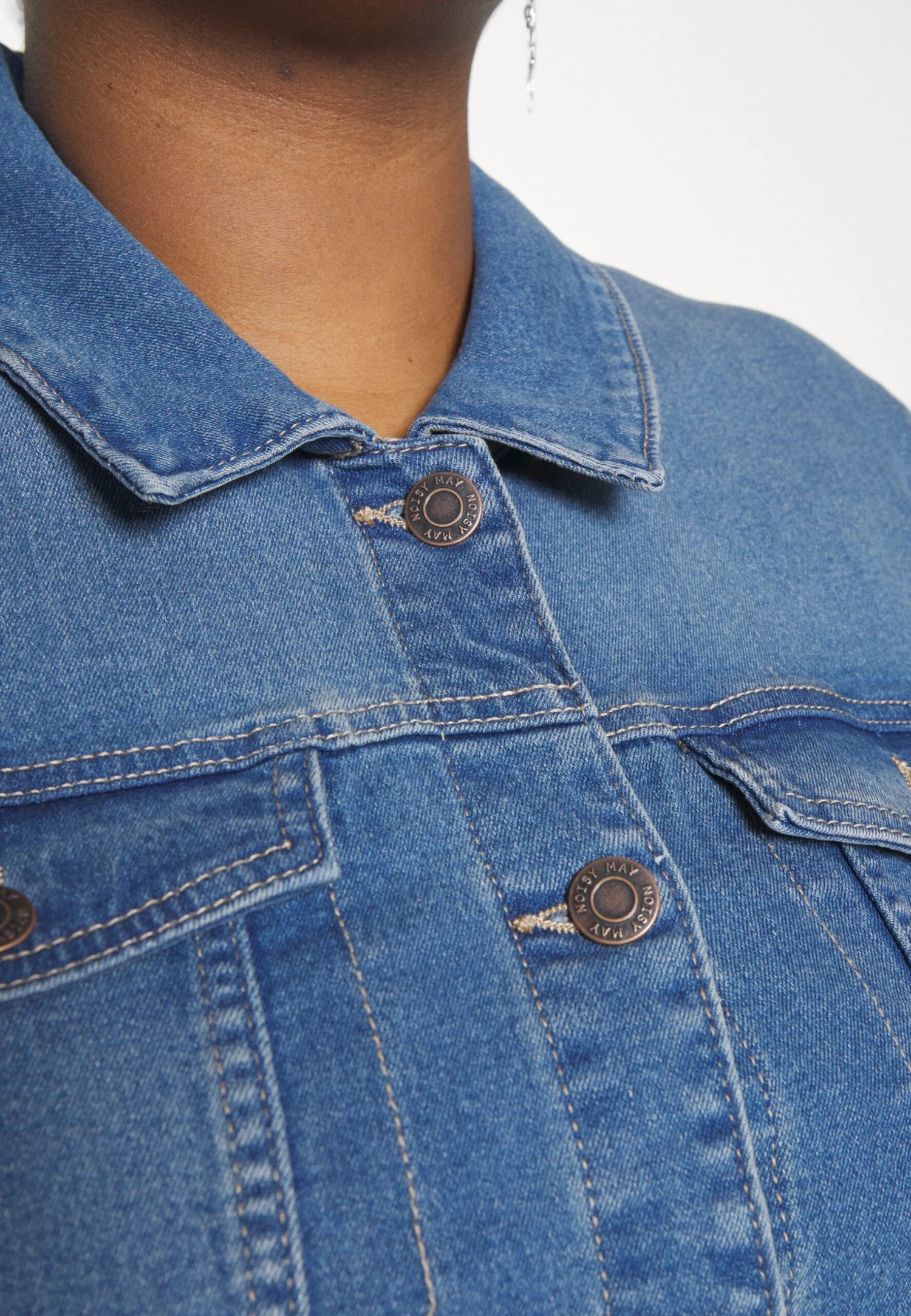 Nmdebra - Spijkerjas - Medium Blue Denim 8 Nmdebra - Spijkerjas - Medium Blue Denim - Afbeelding 6