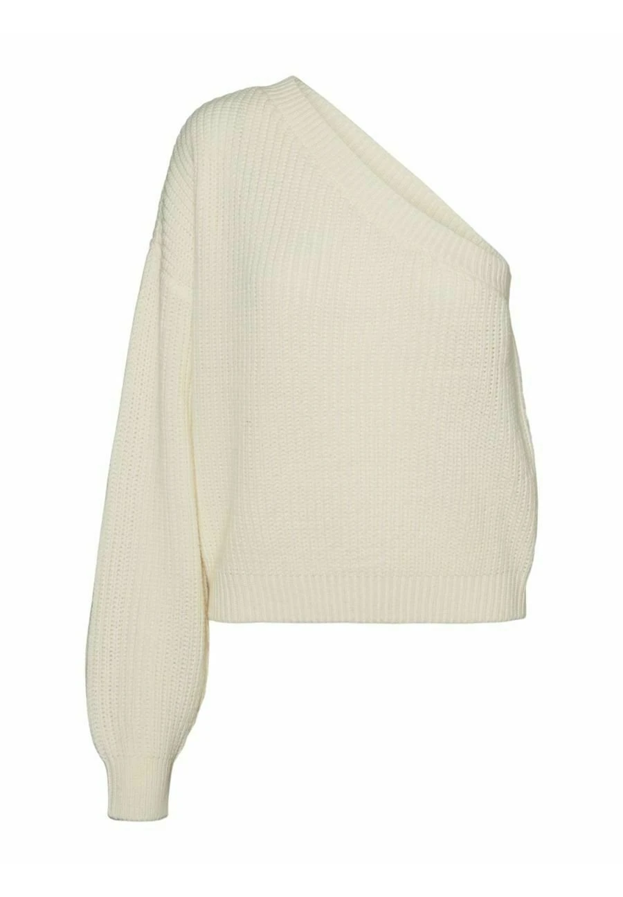 Noisy May One-Shoulder - Trui - Eggnog 3 Noisy May One-Shoulder - Trui - Eggnog