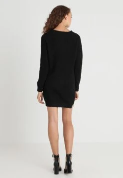 Noisy May Nmsiesta O Neck Dress - Gebreide Jurk - Black -Noisy May 730a596862834b68abaef3c5b6c7f4c4