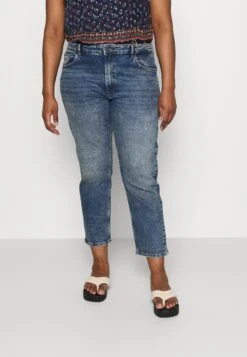 Straght Jeans- Straight Leg Jeans - Dark Blue Denim