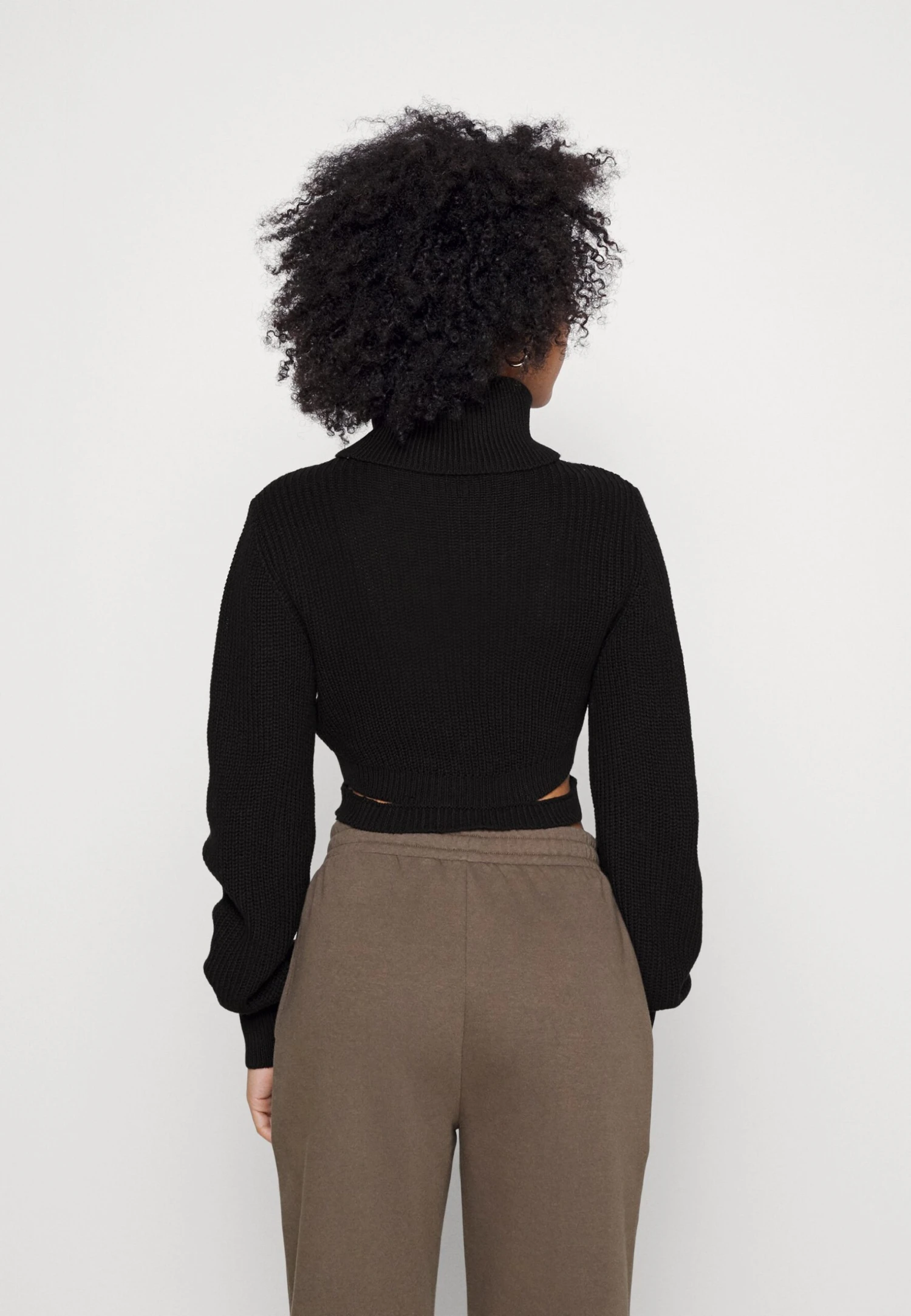 Noisy May Petite Nmberghan Roll Neck Knit - Trui - Black 5 Noisy May Petite Nmberghan Roll Neck Knit - Trui - Black - Afbeelding 3