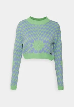 Noisy May Petite Nmcosmos O Neck Crop - Trui - Absinthe Green -Noisy May 76270b7d1b6746f3b8c0edbbb19e1e6c