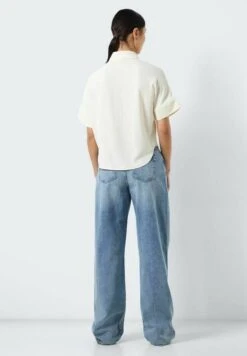 Noisy May Hemd Kurzarm - Blouse - Eggnog -Noisy May 781db35184854a75af7cb6b8646824b3
