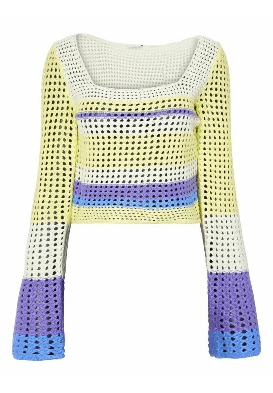 Noisy May Trui - Pale Lime Yellow 3 Noisy May Trui - Pale Lime Yellow