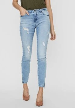 Noisy May Slim Fit Jeans - Light Blue Denim